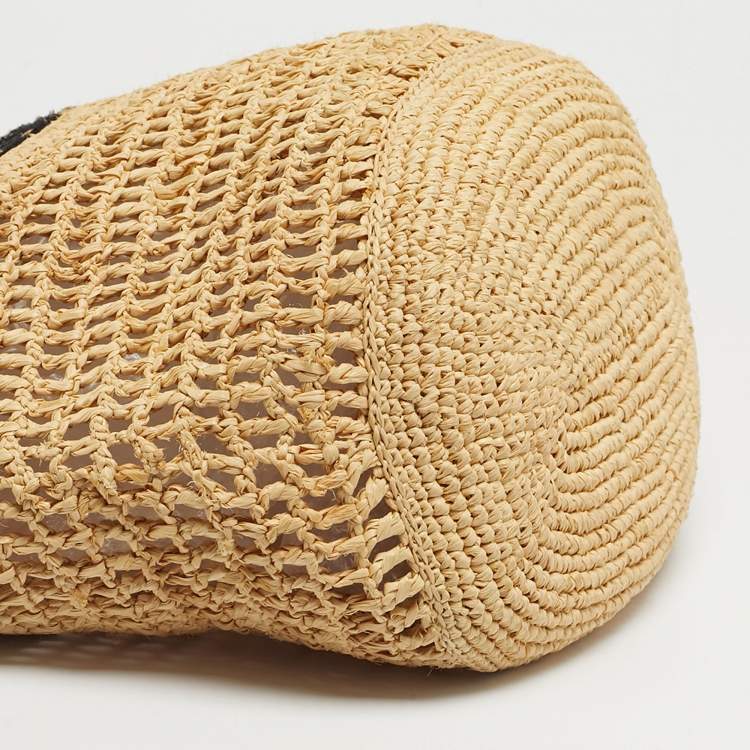 Pre Owned حقيبة فانيسا برونو هوبو لوجو رافيا بلون كريمي