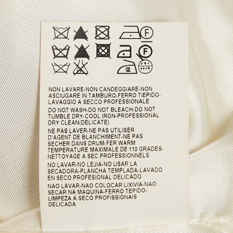 Pre Owned Versace Collection White Leather Sleeveless Mini Dress XS   