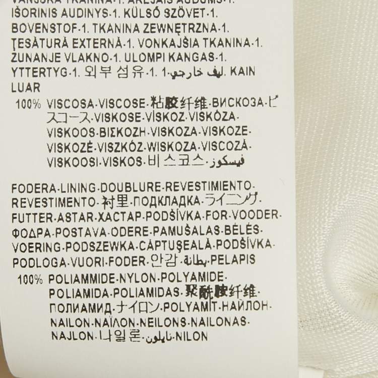 Pre Owned Versace Collection White Jersey Cape Detail Maxi Dress M