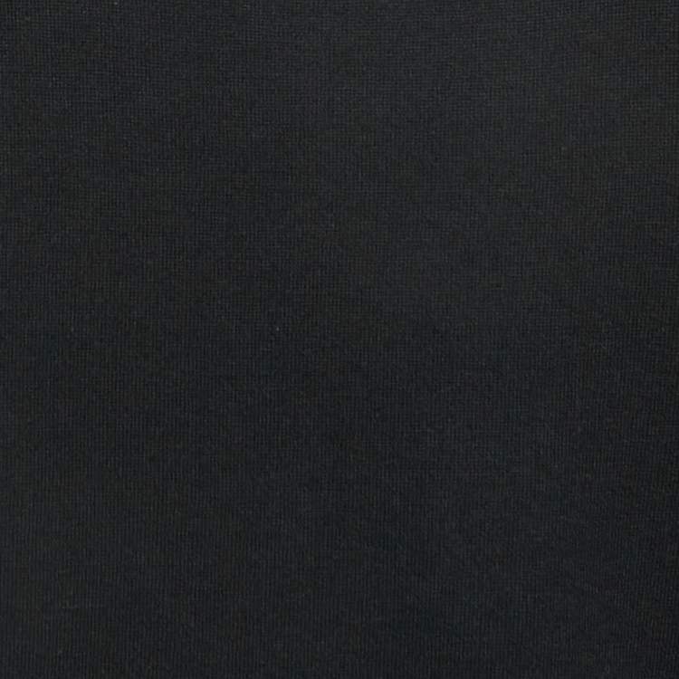 Pre Owned Versace Collection Black Silk & Cashmere Long Sleeve Top M