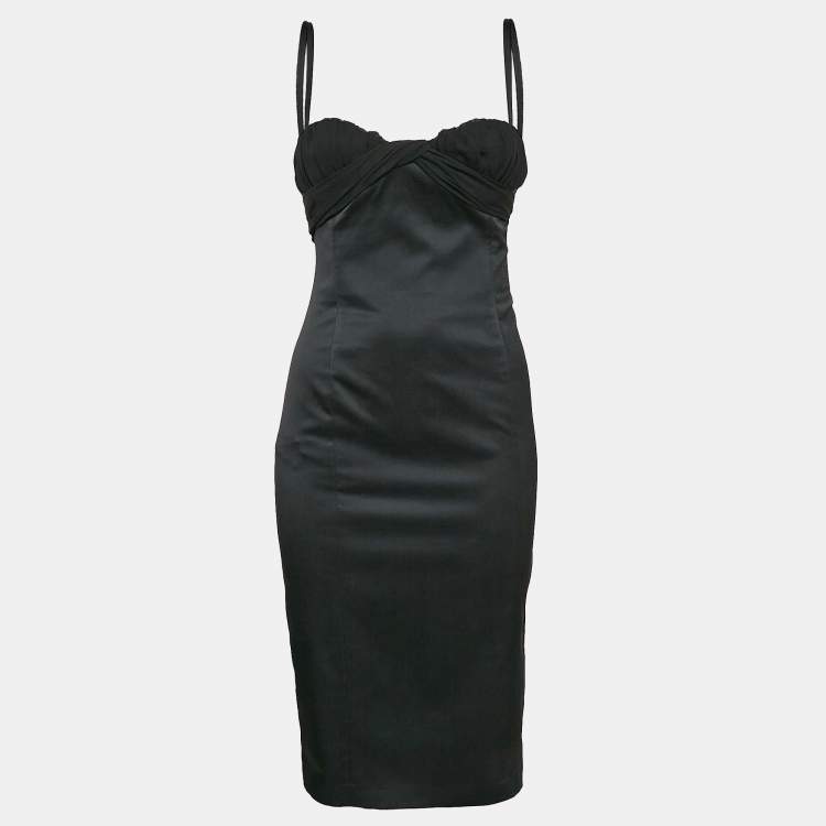 ワンピース Versace Envers Crepe Satin Sleeveless Dress Versace Envers Crepe Satin Sleeveless Dress (VERSACE