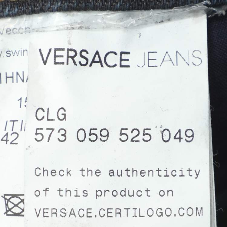 Pre Owned Versace Jeans Blue Denim Jeans M