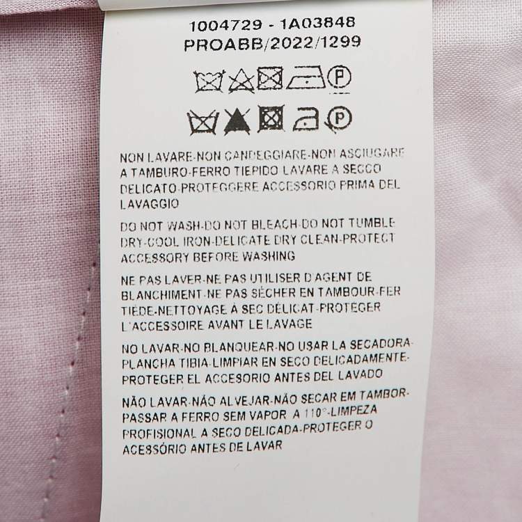 Pre Owned Versace Pink Wool Medusa Detail Belted Trousers XXL
