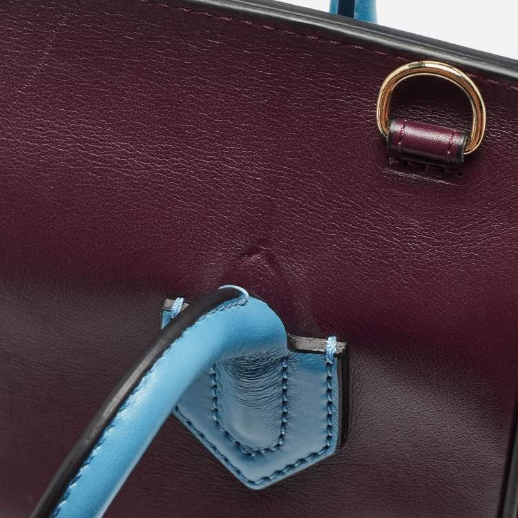مملوكة مسبقًا Versace Tricolor Leather Palazzo Empire Tote
