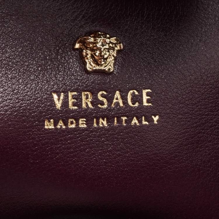 مملوكة مسبقًا Versace Tricolor Leather Palazzo Empire Tote