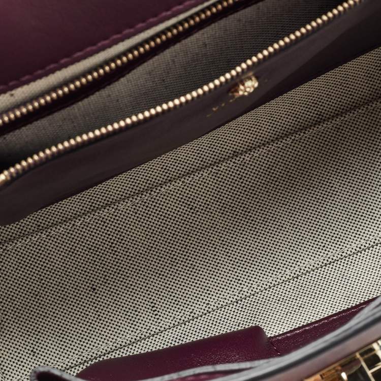 مملوكة مسبقًا Versace Tricolor Leather Palazzo Empire Tote
