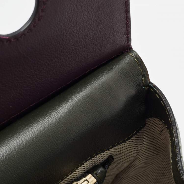 مملوكة مسبقًا Versace Tricolor Leather Palazzo Empire Tote