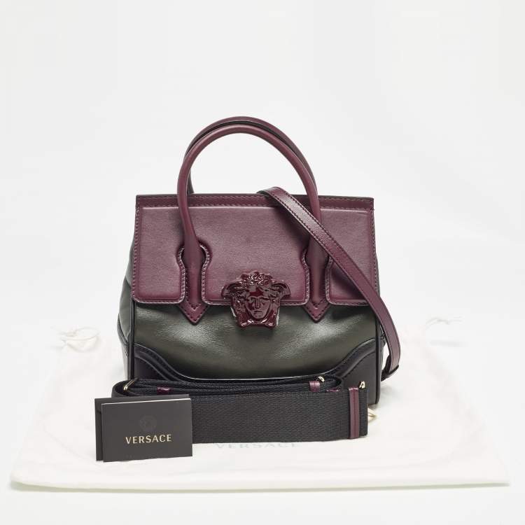 مملوكة مسبقًا Versace Tricolor Leather Palazzo Empire Tote