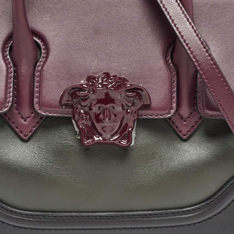 مملوكة مسبقًا Versace Tricolor Leather Palazzo Empire Tote