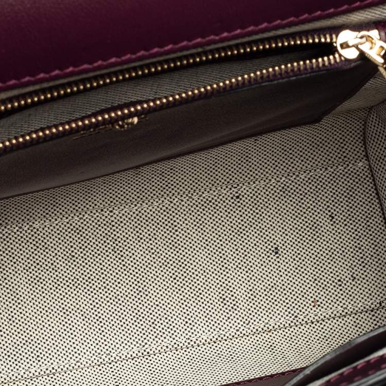 Pre Owned Versace Tri Color Leather Palazzo Empire Tote