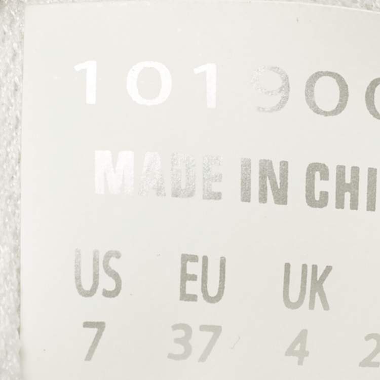 Pre Owned Versace Galaxia Size 37 Gold Leather Low Top Sneakers