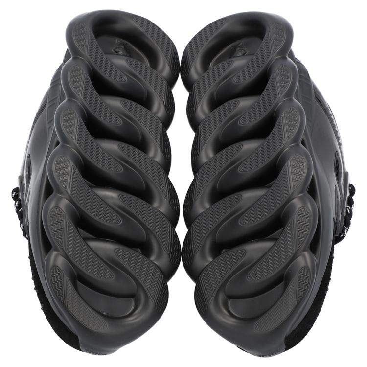 Pre Owned Versace Black Chain Reaction Women's Sneakers Size EU 39.5