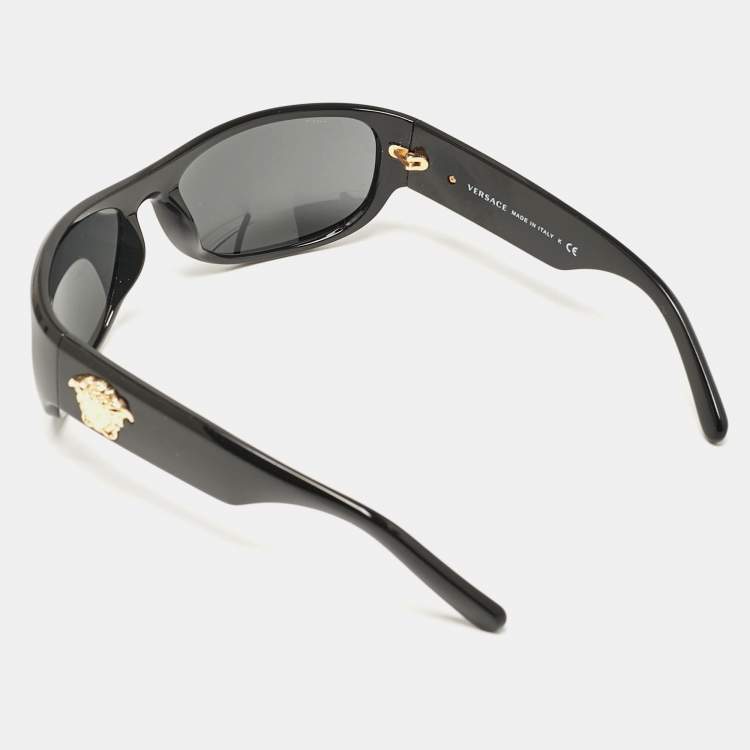 Pre Owned Versace Black  MOD. 4276 Medusa Oval Sunglasses