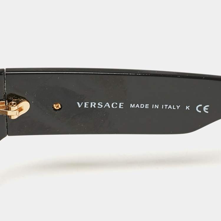 Pre Owned Versace Black  MOD. 4276 Medusa Oval Sunglasses
