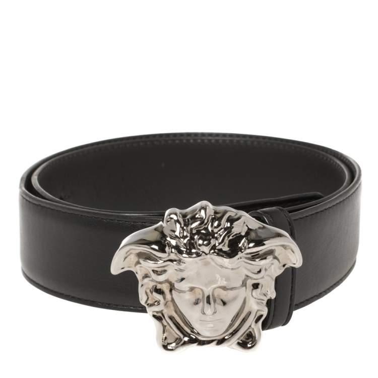 Versace medusa outlet buckle belt