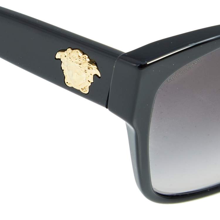 Pre Owned Versace Black Mod. 4277-A Medusa Gradient Square Sunglasses