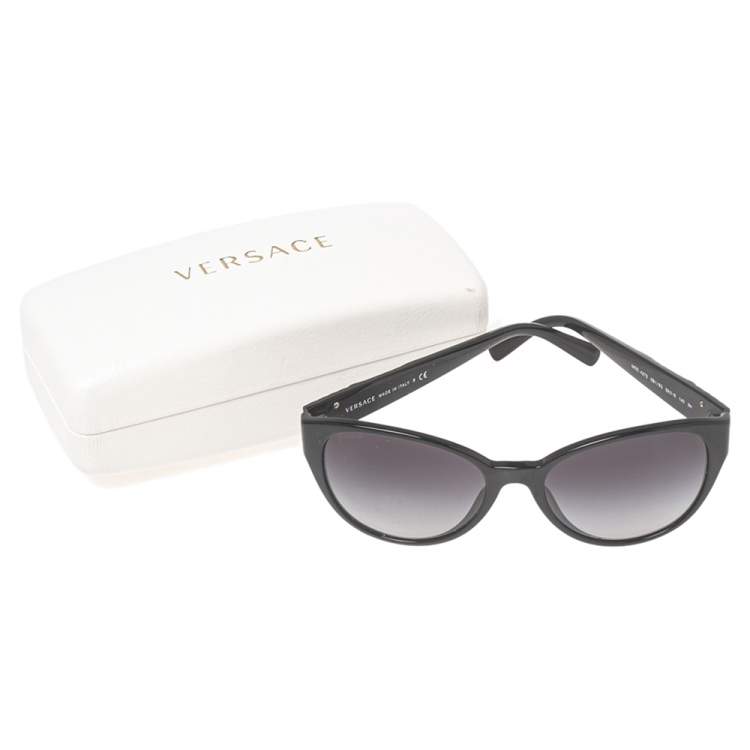 Pre Owned Versace Black Mod.4272 Wayfarer Gradient Sunglasses