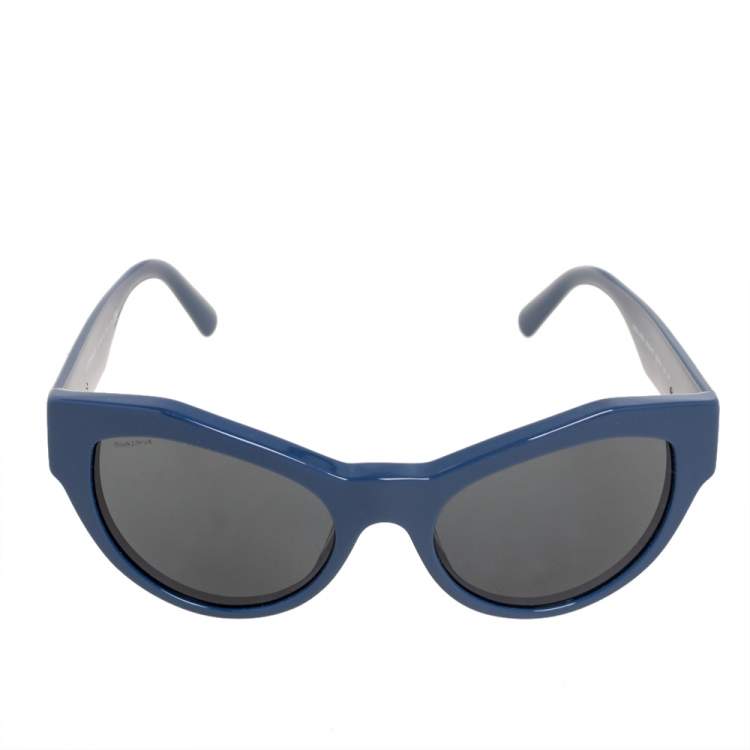 Pre Owned Versace Blue Mod.4253 Medusa Sunglasses
