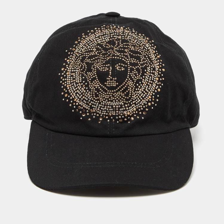 VERSACE, Black Women's Hat