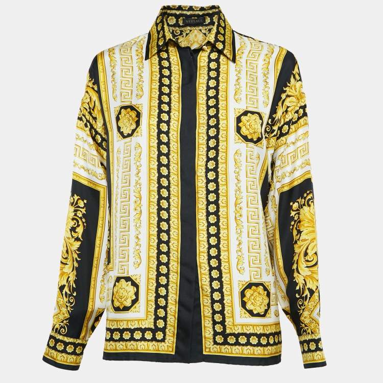 Authentic hotsell Yellow Versace Shirt