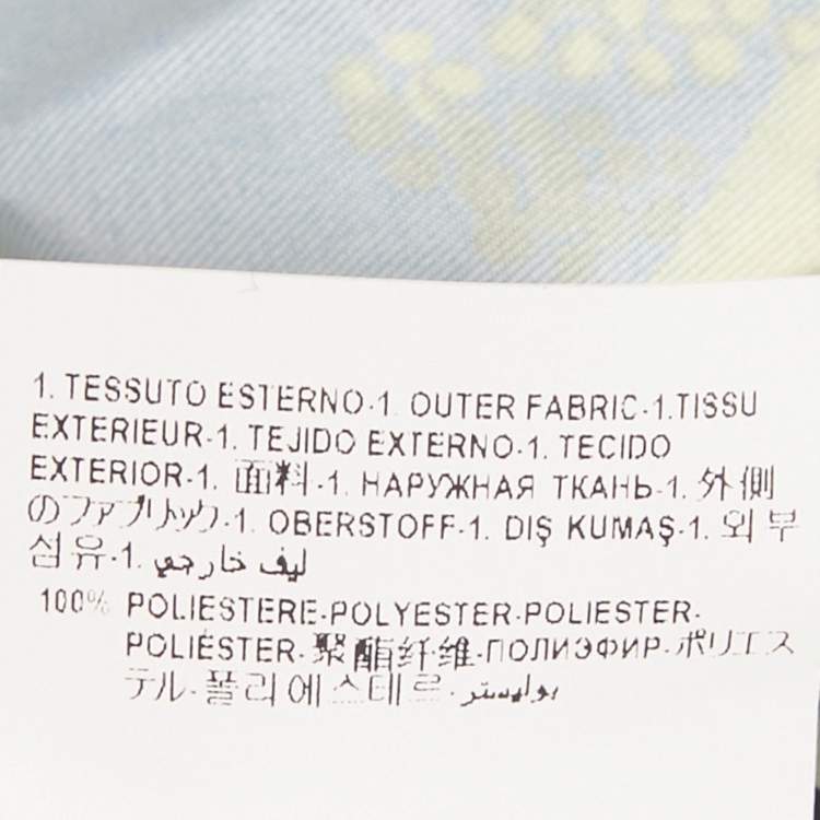 Pre Owned تنورة ميدي بليسيه بنقشة الأدغال الخضراء من فيرساتشي مقاس صغير