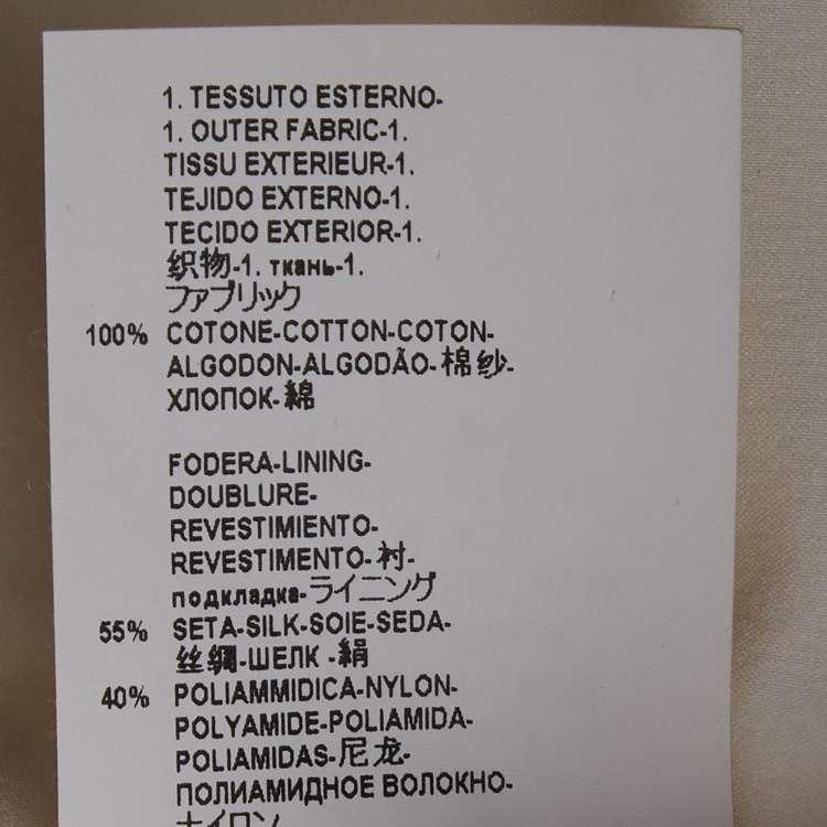 Pre Owned فستان فيرساتشي كريب أبيض كريمي بتفاصيل ظهر ميني مقاس متوسط - ميديم