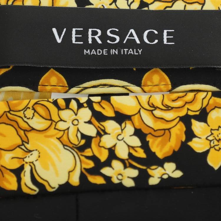 Pre Owned Versace Multicolor Printed Jersey Trouser M