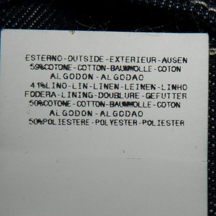 Pre Owned Versace Jeans Couture Dark Blue Denim Jeans XL 
