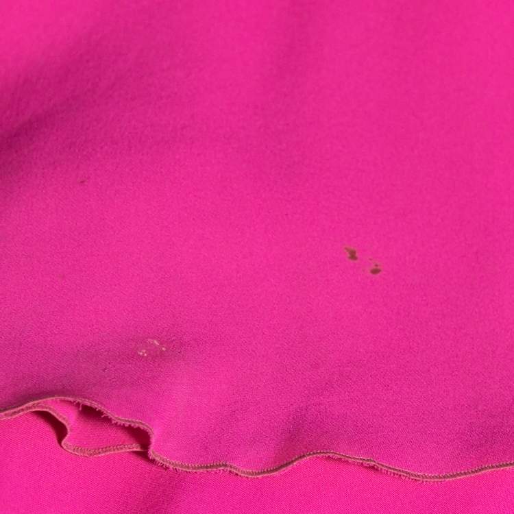 Pre Owned Versace Pink Silk Chiffon Draped Detail Sleeveless Maxi Dress M
