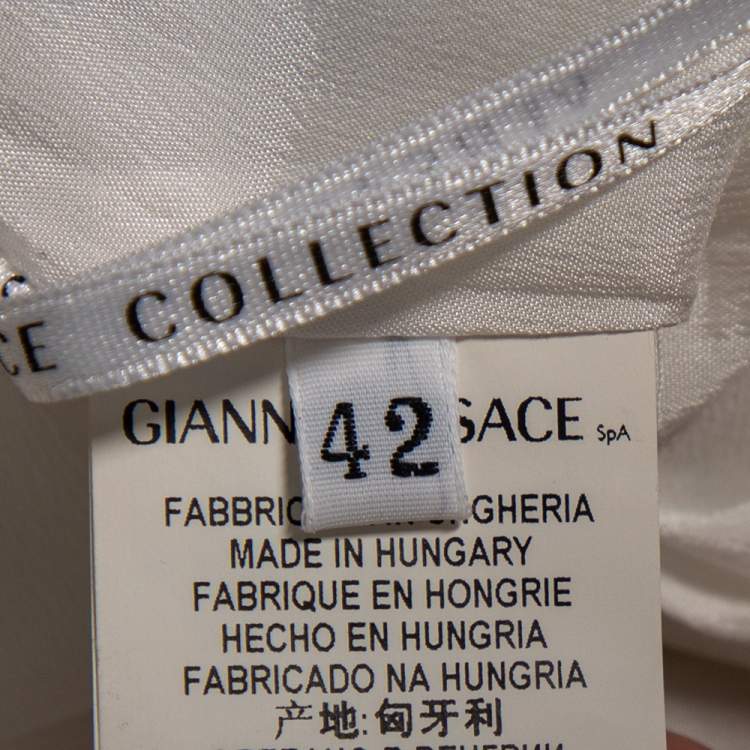 مملوكة مسبقًا Versace Multicolor Printed Crepe Sleeveless Midi Dress M