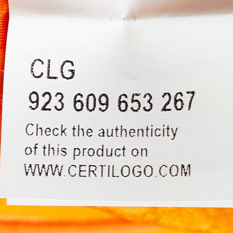 Pre Owned Versace Orange Crepe Logo Button Detail Sheath Dress S