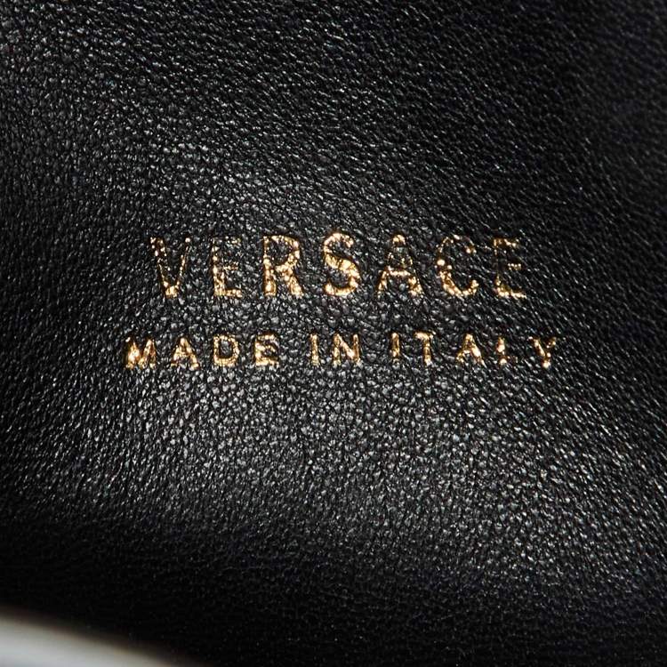 Pre Owned Versace Multicolor Leather Tiger Printed Medusa Shoulder Bag