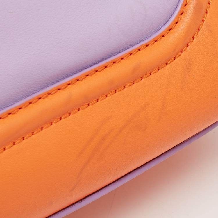 Pre Owned Versace Tricolor Leather Palazzo Empire Tote