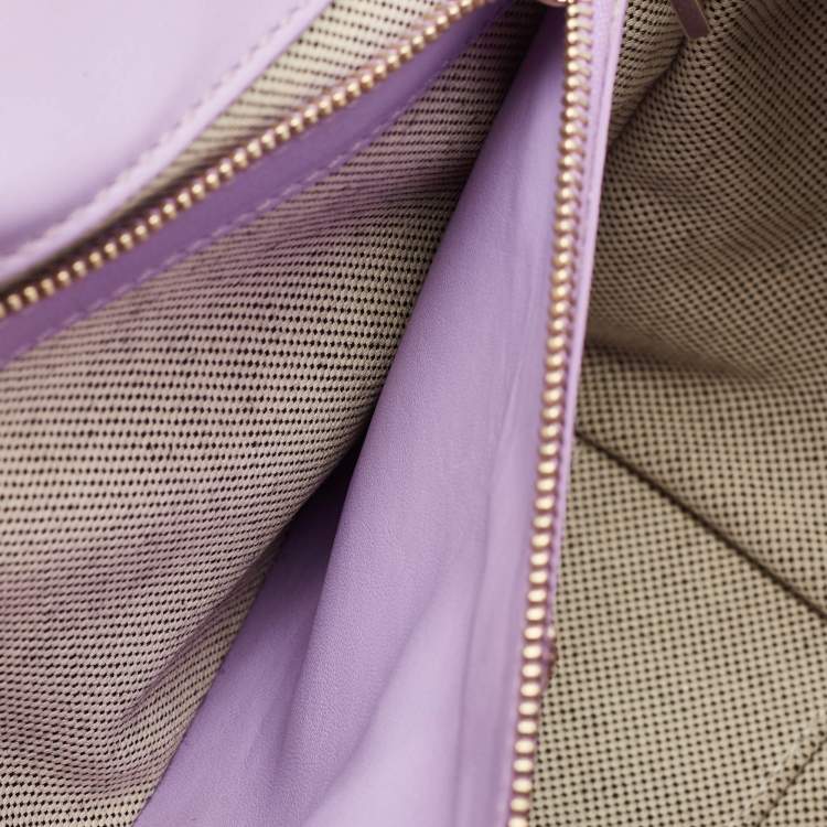 Pre Owned Versace Tricolor Leather Palazzo Empire Tote