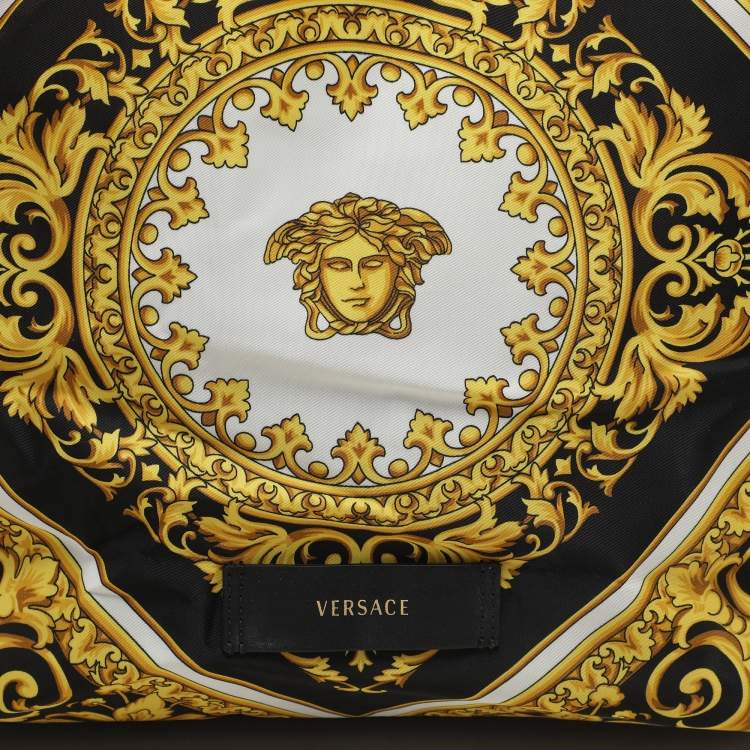 Pre Owned Versace Multicolor Baroque Print Fabric Tote