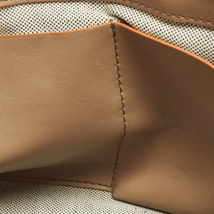 Pre Owned Versace Tricolor Leather Palazzo Empire Tote