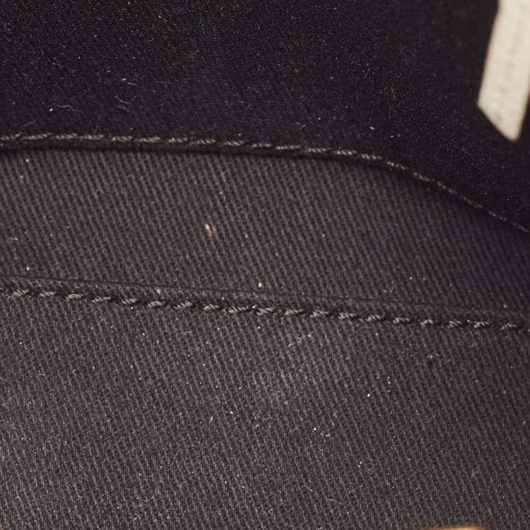 Pre Owned Versace La Medusa Chain White Leather Tote