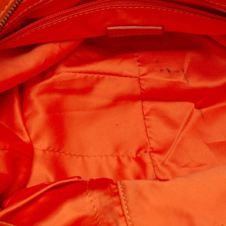 Pre Owned Versace Medusa Beige Canvas and Leather Tote