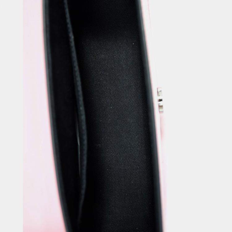 Pre Owned Versace Pink Leather Medusa Top Handle with Strap