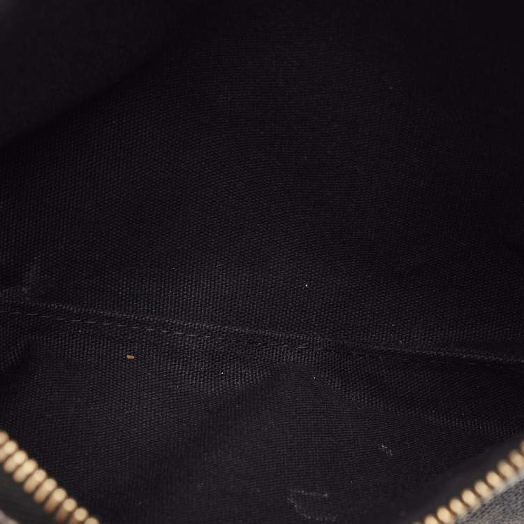 Pre Owned Versace Multicolor Barocco Print  Coated Canvas Pouch Clutch