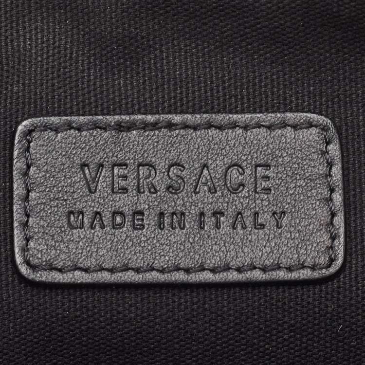 Pre Owned Versace Multicolor Barocco Print  Coated Canvas Pouch Clutch