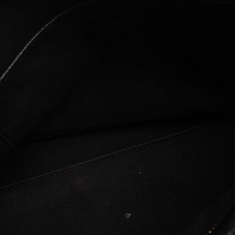 Pre Owned Versace Black/Gold Barroco Print Coated Canvas and Leather Medusa Icon Boston Bag