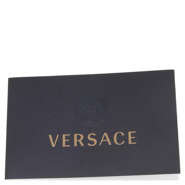 Pre Owned Versace Black Leather Medusa Sultan Shoulder Bag