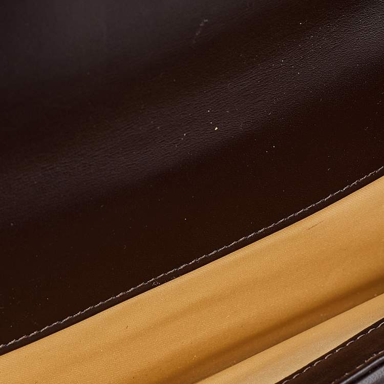Pre Owned Versace Beige/Brown Medusa Canvas And Leather Continental Wallet