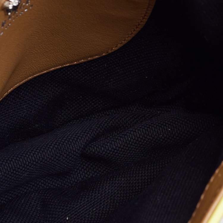 Pre Owned Versace Beige Leather Medusa Flap Shoulder Bag