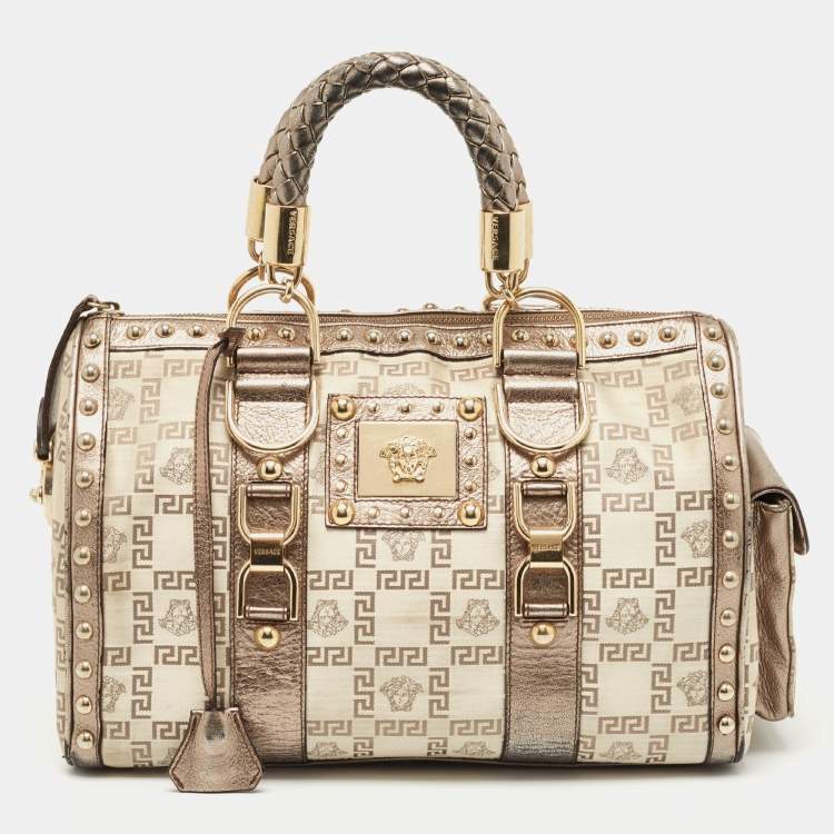 Versace Handbags In Beige | ModeSens