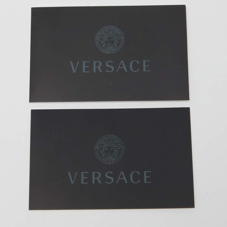Pre Owned Versace Beige Quilted Leather Virtus Chain Tote