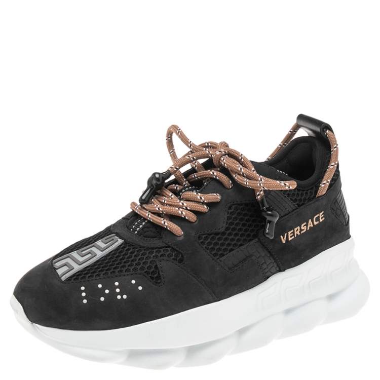 Versace Chain Reaction Women's Pink Neoprene Athletic Shoes