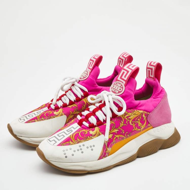 Versace Chain Reaction Multicolored Sneakers
