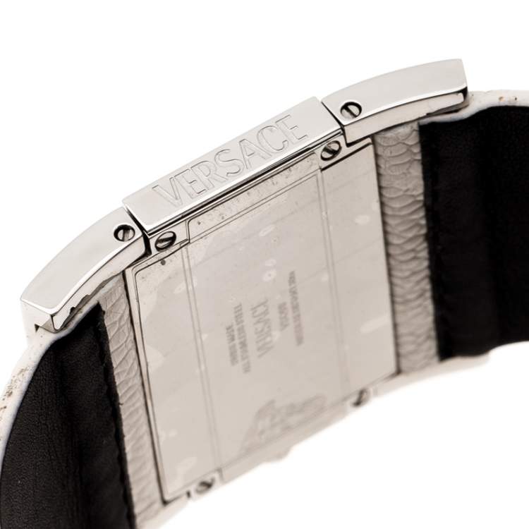 Pre Owned Versace Mother of Pearl Stainless Steel Beauville VSQ99 Women's Wristwatch 38 mm